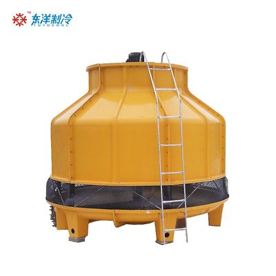Customized Cooling Water Tower Industrial Round Cooling Tower Yellow