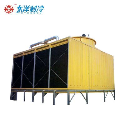 PVC Large Cooling Towers Low Noise Square Type Cooling Tower Energy Saving